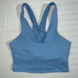 Alo Yoga Real Bra Tank Top Womens Size Small Athleisure Gym Workout